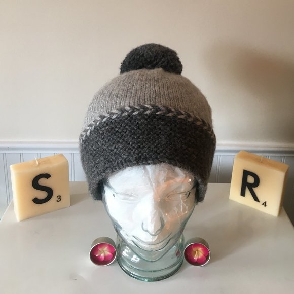 Extra Large, Color Block Charcoal & Grey, Double Trim Hat - Picture 2 of 6